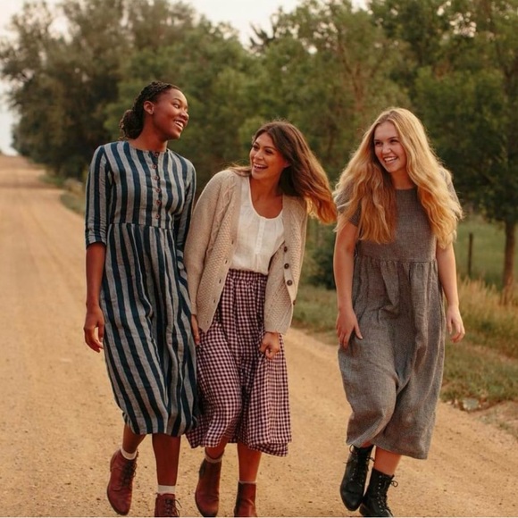 Pyne and smith Charlotte stripe dress no14 - Picture 3 of 3